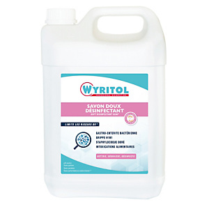 Savon liquide désinfectant Wyritol, bidon de 5 L Savon liquide désinfectant Wyritol, bidon de 5 L