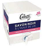 Savon noir à l'huile de lin Gloss, Ecocub de 10 L Savon noir à l'huile de lin Gloss, Ecocub de 10 L