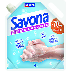 SAVONA Savon mains moussant Solipro Savona 3 L