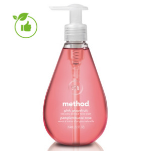 Savons écologiques Ecover pamplemousse rose 350 ml, lot de 6 Savons écologiques Ecover pamplemousse rose 350 ml, lot de 6