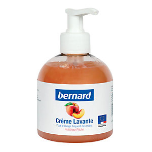 Savons crème Bernard parfum pêche 300 ml, lot de 6