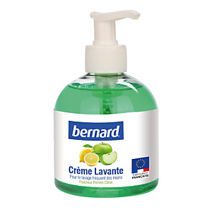 Savons crème Bernard pomme citron 300 ml, lot de 6 Savons crème Bernard pomme citron 300 ml, lot de 6