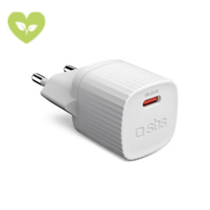 SBS Caricatore da parete, USB-C, 25 W, Bianco SBS Caricatore da parete, USB-C, 25 W, Bianco