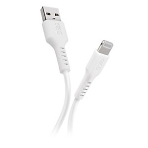 SBS Cavo dati e ricarica da USB a Apple Lightning, Lunghezza 1 m, Bianco