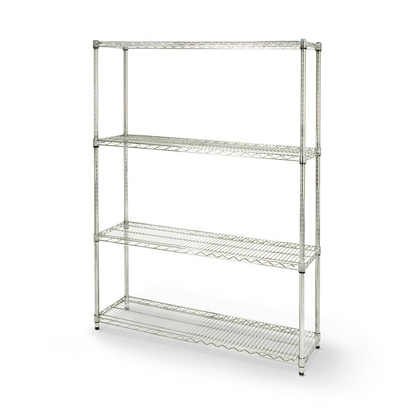 Scaffalatura leggera in acciaio cromato portata 150 kg - 2