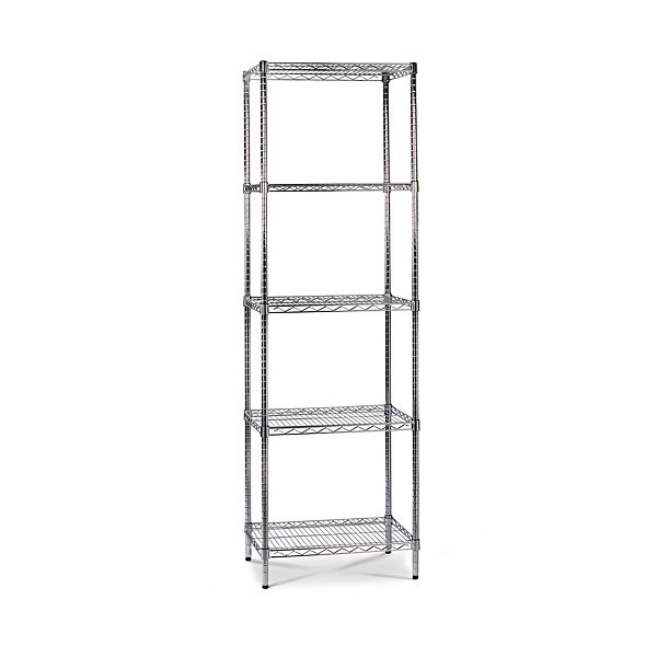 Scaffalatura leggera in acciaio cromato portata 150 kg - 9