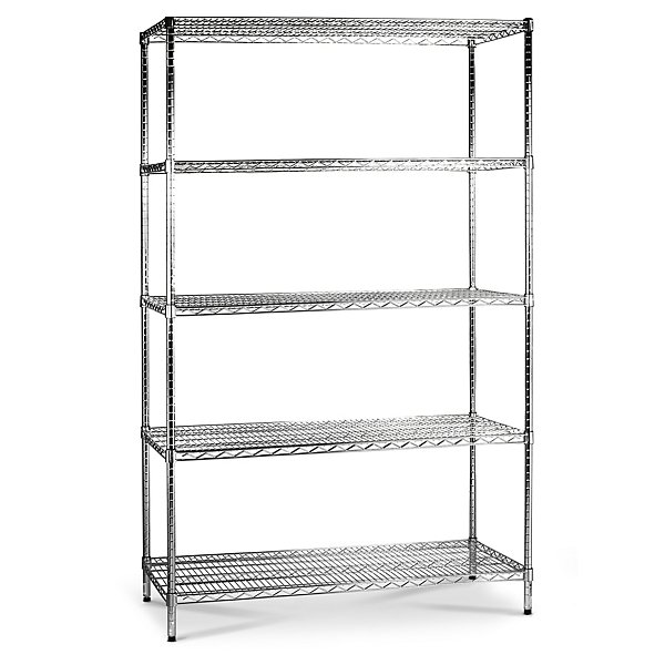 Scaffalatura leggera in acciaio cromato portata 150 kg - 7