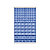 Scaffale in lamiera elettrosaldata blu 1260 x 250 x 2000 mm con 96 cassetti - 1