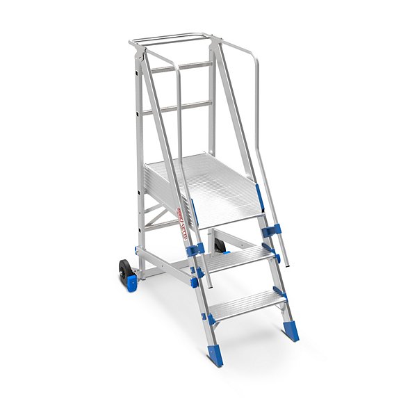 Scala movibile con piattaforma 3 gradini - 2