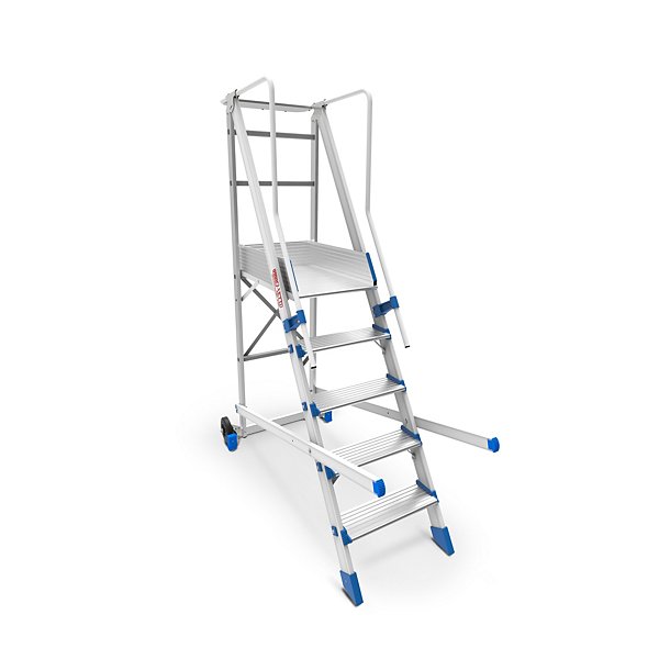 Scala movibile con piattaforma 3 gradini - 4
