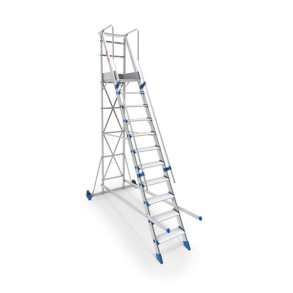Scala movibile con piattaforma 3 gradini - 8