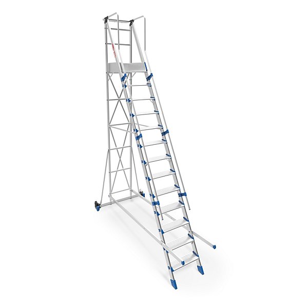 Scala movibile con piattaforma 3 gradini - 10