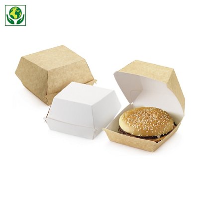 Scatola per hamburger in cartone ondulato - 1