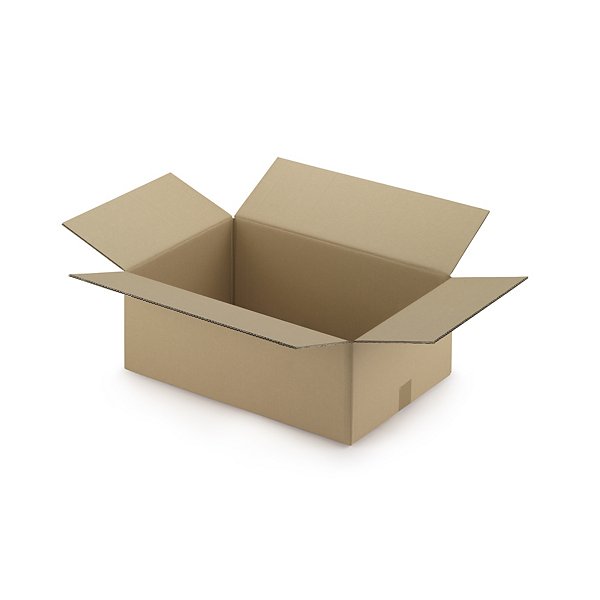 Scatole cartone pallettizzabili per settore automobilistico due onde avana 58,5x38,5x17cm - 3