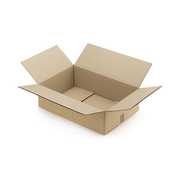Scatole cartone pallettizzabili per settore automobilistico due onde avana 58,5x38,5x17cm - 4