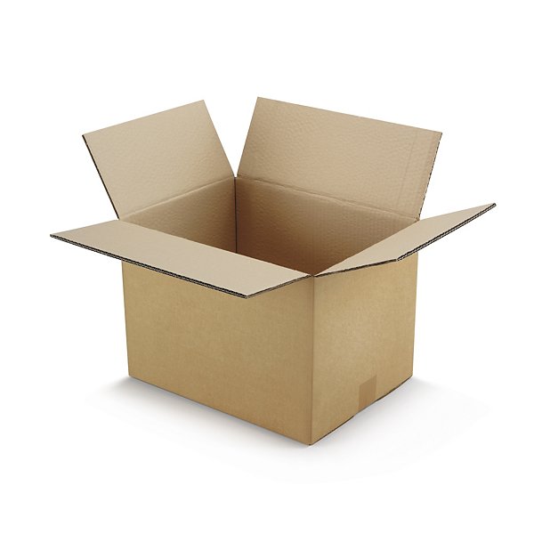 Scatole cartone pallettizzabili per settore automobilistico due onde avana 58,5x38,5x17cm - 5