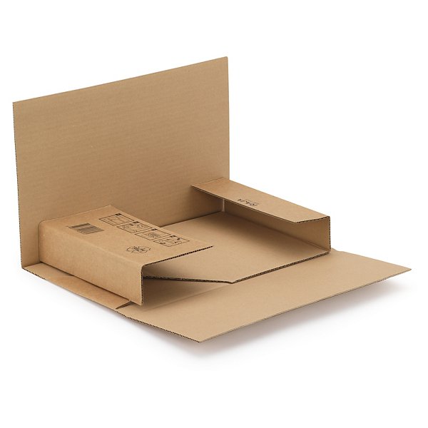 Scatole per libri ed ecommerce avana senza chiusura adesiva 23x15x1/6cm ECOBOOK - 5