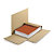 Scatole per libri ed ecommerce avana senza chiusura adesiva 32x32x1/6cm ECOBOOK - 3