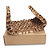 Scatole per spedizione avana imbottite con carta alveolare 20x14x6 cm - 1