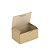 Scatole per spedizioni con coperchio avana RAJAPOST 15x10x7 cm - 1