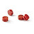 Scellé plastique écrasable rouge, Ø 9 mm, épaisseur 5 mm - 1
