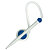 SCHNEIDER Bolígrafo de mostrador Klick-Fix, punta mediana, cuerpo blanco, tinta azul - 2
