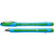 SCHNEIDER Bolígrafo de punta de bola Slider Memo, punta extra ancha, cuerpo celeste engomado, tinta verde - 2