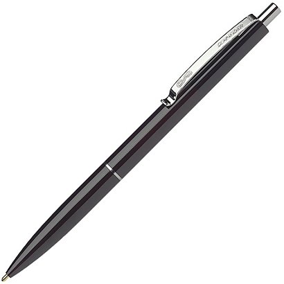 SCHNEIDER K 15, bolígrafo retráctil de punta de bola, punta mediana, cuerpo negro, tinta negra - 1