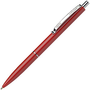 SCHNEIDER K 15, bolígrafo retráctil de punta de bola, punta mediana, cuerpo rojo, tinta roja