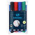 SCHNEIDER Marcatore per lavagna Maxx 293, Punta tonda, Tratto 2 - 5 mm, Colori Assortiti (confezione 4 pezzi) - 2