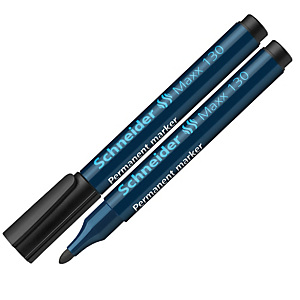 SCHNEIDER Marcatore permanente Maxx 130 - punta conica - tratto 1,00-3,00mm - nero SCHNEIDER Marcatore permanente Maxx 130 - punta conica - tratto 1,00-3,00mm - nero
