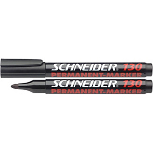 SCHNEIDER Maxx Marcador permanente, punta ojival mediana, 1-3 mm, negro