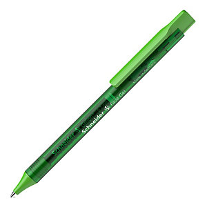 SCHNEIDER Penna gel Fave a scatto - punta 0.7 mm - verde