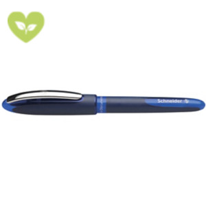 SCHNEIDER Penna roller stick One Business, Punta Ultra-Smooth, Tratto 0,6 mm, Fusto Blu/Blu Scuro, Inchiostro Blu SCHNEIDER Penna roller stick One Business, Punta Ultra-Smooth, Tratto 0,6 mm, Fusto Blu/Blu Scuro, Inchiostro Blu