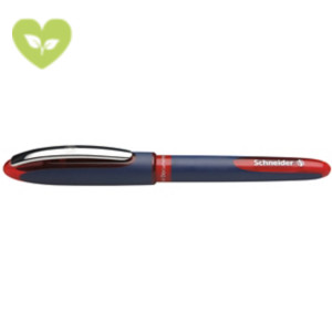 SCHNEIDER Penna roller stick One Business, Punta Ultra-Smooth, Tratto 0,6 mm, Fusto Rosso/Blu Scuro, Inchiostro Rosso SCHNEIDER Penna roller stick One Business, Punta Ultra-Smooth, Tratto 0,6 mm, Fusto Rosso/Blu Scuro, Inchiostro Rosso