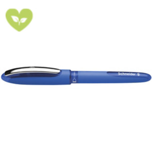 SCHNEIDER Penna roller stick One Hybrid C, Punta conica, Tratto 0,3 mm, Fusto Blu/Blu scuro, Inchiostro Blu SCHNEIDER Penna roller stick One Hybrid C, Punta conica, Tratto 0,3 mm, Fusto Blu/Blu scuro, Inchiostro Blu