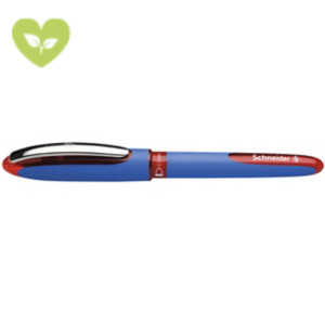 SCHNEIDER Penna roller stick One Hybrid C, Punta conica, Tratto 0,3 mm, Fusto Blu/Rosso, Inchiostro Rosso SCHNEIDER Penna roller stick One Hybrid C, Punta conica, Tratto 0,3 mm, Fusto Blu/Rosso, Inchiostro Rosso
