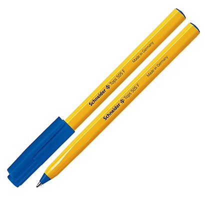 SCHNEIDER Penna a sfera con cappuccio Tops 505  - punta 0,5mm - blu - 1