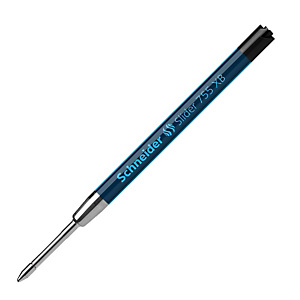 SCHNEIDER Slider 755 Refill per penna a sfera, Punta extra large 1,4 mm, Inchiostro nero SCHNEIDER Slider 755 Refill per penna a sfera, Punta extra large 1,4 mm, Inchiostro nero
