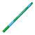 SCHNEIDER Slider Edge Penna a sfera Stick, Punta extra-large, Fusto gommato azzurro, Inchiostro verde - 1