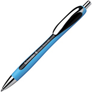 SCHNEIDER Slider Rave, bolígrafo retráctil de punta de bola, cuerpo celeste engomado, tinta negra SCHNEIDER Slider Rave, bolígrafo retráctil de punta de bola, cuerpo celeste engomado, tinta negra