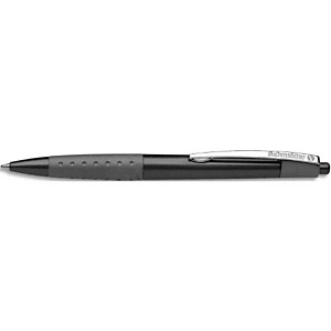 SCHNEIDER Stylo bille rétractable Loox avec grip caoutchouc et clip en métal. Encre Noire. SCHNEIDER Stylo bille rétractable Loox avec grip caoutchouc et clip en métal. Encre Noire.