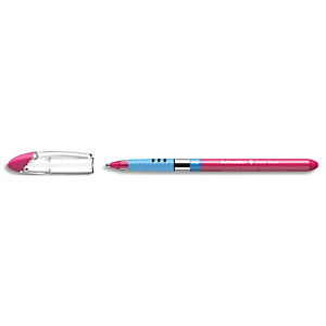 SCHNEIDER Stylo bille SLIDER BASIC XB capuchon, pointe large, corps triangulaire, encre Rose SCHNEIDER Stylo bille SLIDER BASIC XB capuchon, pointe large, corps triangulaire, encre Rose