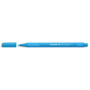 SCHNEIDER Stylo bille SLIDER EDGE capuchon, pointe large, corps triangulaire, encre indélébile Bleu clair SCHNEIDER Stylo bille SLIDER EDGE capuchon, pointe large, corps triangulaire, encre indélébile Bleu clair