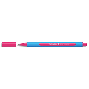 SCHNEIDER Stylo bille SLIDER EDGE capuchon, pointe large, corps triangulaire, encre indélébile Rose SCHNEIDER Stylo bille SLIDER EDGE capuchon, pointe large, corps triangulaire, encre indélébile Rose