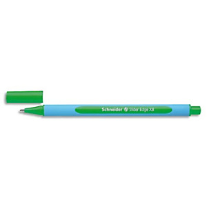 SCHNEIDER Stylo bille SLIDER EDGE à capuchon, pointe large, corps triangulaire, encreindélébile Verte SCHNEIDER Stylo bille SLIDER EDGE à capuchon, pointe large, corps triangulaire, encreindélébile Verte