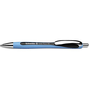 SCHNEIDER Stylo bille SLIDER RAVE rétractable et rechargeable, pointe extra-large, encre indélébile Noire SCHNEIDER Stylo bille SLIDER RAVE rétractable et rechargeable, pointe extra-large, encre indélébile Noire