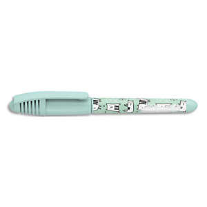 SCHNEIDER Stylo plume Zippi Vert Dragon, plume mini, pointe M en acier, cartouche encre Bleu SCHNEIDER Stylo plume Zippi Vert Dragon, plume mini, pointe M en acier, cartouche encre Bleu