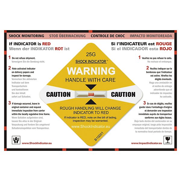 Schokindicator 360° 25G - 3