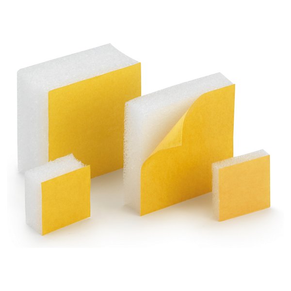 Schokwerende kussentjes licht klevend 30% gerecycled 50 x 50 x 12 mm - 5